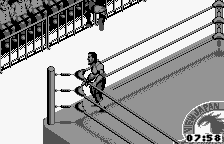 Fire Pro Wrestling (WonderSwan) screenshot: Wher'd ya go?