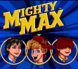 The Adventures of Mighty Max (SNES) screenshot: Choosing hero