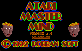 Atari Master Mind (Atari ST) screenshot: Title screen