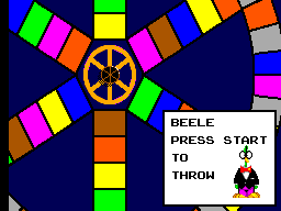Trivial Pursuit (SEGA Master System) screenshot: First of the mark is Beele