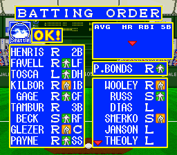 Screenshot of Super Bases Loaded 2 (SNES, 1994) - MobyGames