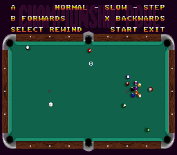 Screenshot of Championship Pool (SNES, 1993) - MobyGames