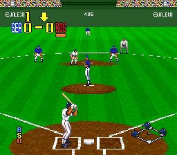 Screenshot of Super Bases Loaded 2 (SNES, 1994) - MobyGames