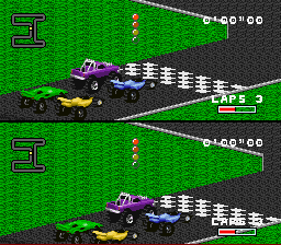 RPM Racing (SNES) screenshot: Ready, set, GO!