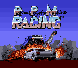RPM Racing (SNES) screenshot: Title screen