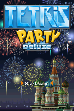Tetris Party Deluxe (Nintendo DS) screenshot: Title Screen
