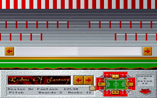 Premier Manager 3 (DOS) screenshot: I've gotta get some sponsors.