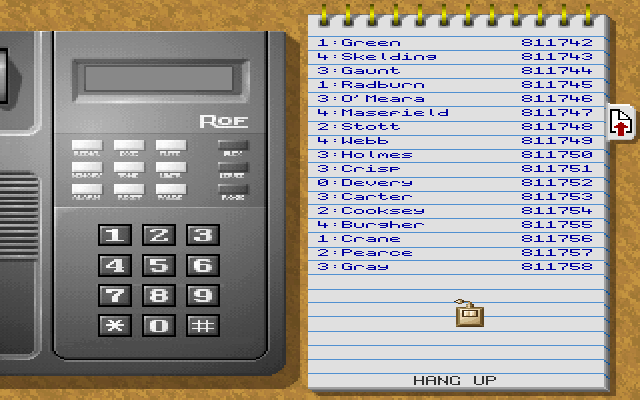 Premier Manager 3 (DOS) screenshot: Calling up players to discuss contracts.