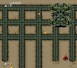 Screenshot of Raiden (SNES, 1990) - MobyGames