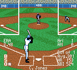 All-Star Baseball 2001 (Game Boy Color) screenshot: Keep an eye on first.