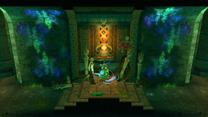 Eternal Sonata (Xbox 360) screenshot: This glowing thing is a save point.