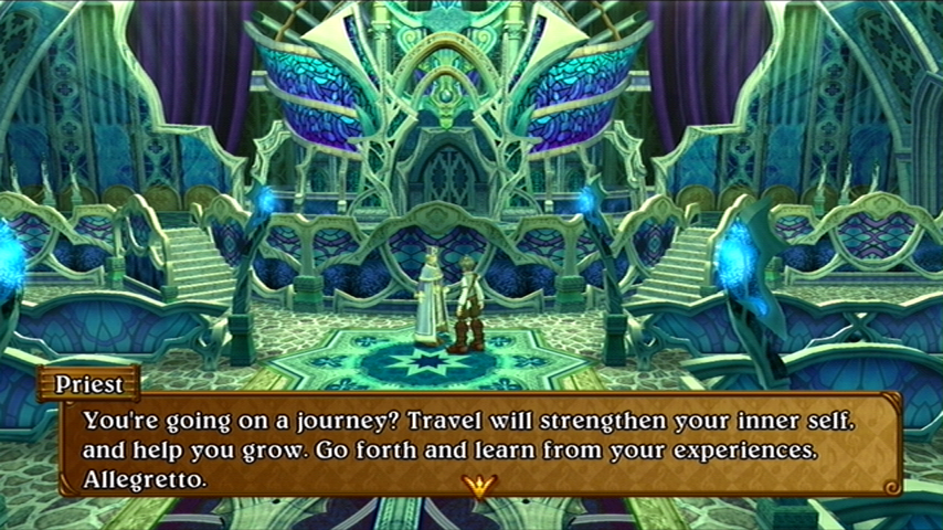 Eternal Sonata (Xbox 360) screenshot: Ready to begin a journey?