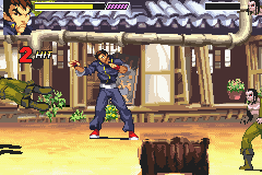 Gekido Advance: Kintaro's Revenge (Game Boy Advance) screenshot: Fly outside screen