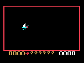 Super Bee (Odyssey 2) screenshot: Starting a new game.