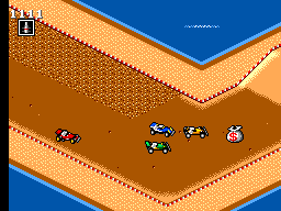 Buggy Run (SEGA Master System) screenshot: Racing for the money.