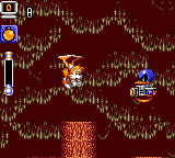 Tails Adventure (Game Gear) screenshot: If you press jump twice, you can fly for a limited amount of time.