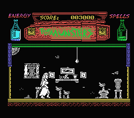 The Munsters (MSX) screenshot: In another room