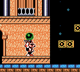 Titus the Fox: To Marrakech and Back (Game Boy Color) screenshot: I found a ball that can help me jump higher in this level.