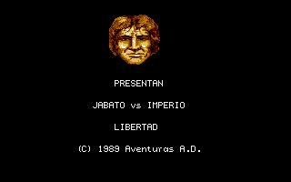 Jabato (Atari ST) screenshot: Title of Part 1 of the game