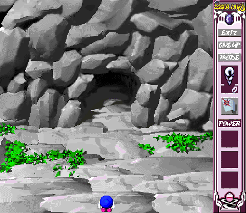 Egger Land (Windows) screenshot: Entering a dungeon.