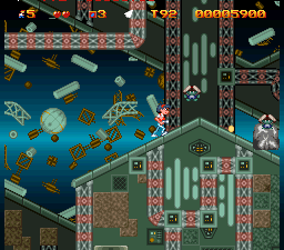 The Adventures of Mighty Max (SNES) screenshot: Space level