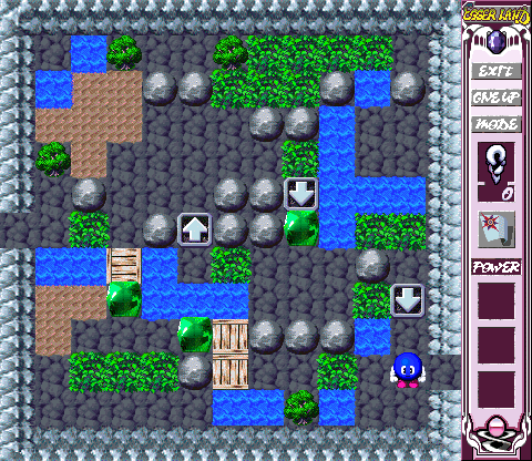 Egger Land (Windows) screenshot: One of the many rooms (Dungeon)