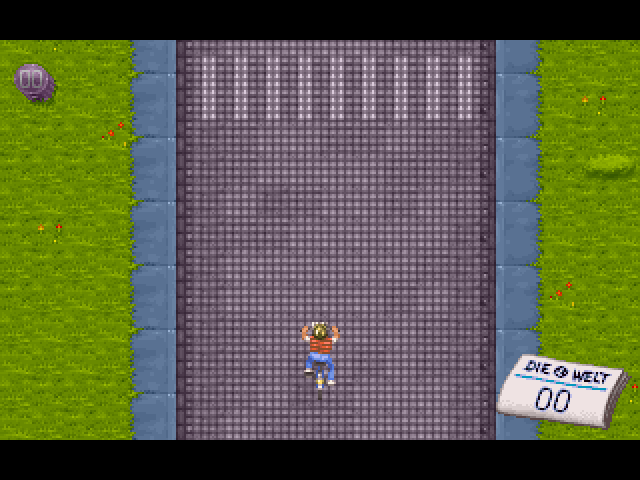 Die Welt (DOS) screenshot: Start of the game.