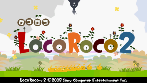 LocoRoco 2 (PSP) screenshot: Title screen