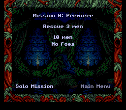 Troddlers (SNES) screenshot: A mission