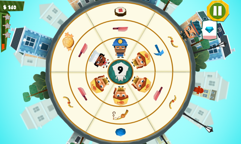 Twisty Hollow (Android) screenshot: Chef can make sushi
