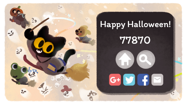 Halloween 2016 (Browser) screenshot: Happy Halloween!