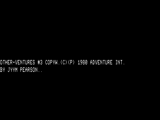 Escape from Traam (TRS-80) screenshot: Loading screen