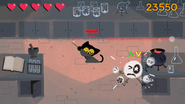 Halloween 2016 (Browser) screenshot: Level 3 boss