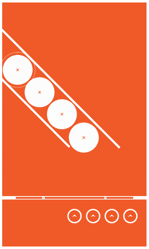 PUK (Android) screenshot: Targets being covered by walls