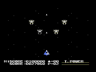 Exoide-Z: Area 5 (MSX) screenshot: Start of the level