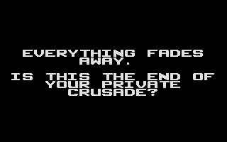 Trex Warrior: 22nd Century Gladiator (Atari ST) screenshot: I'm dead