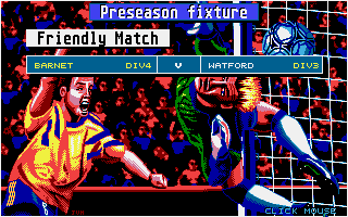 Championship Manager (Atari ST) screenshot: New match