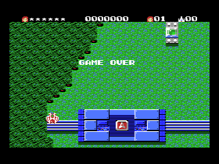 Gall Force: Defence of Chaos (MSX) screenshot: Game Over!