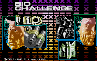 Bio Challenge (Atari ST) screenshot: Title Screen