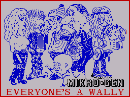 Everyone's A Wally (The Life of Wally) (ZX Spectrum) screenshot: Loading Screen