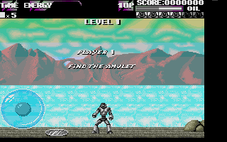 Bio Challenge (Atari ST) screenshot: Start of the game...