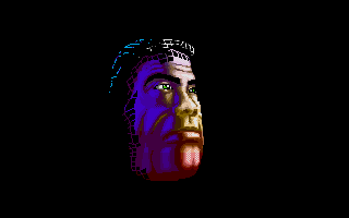 Bio Challenge (Atari ST) screenshot: You face will be transformed soon...