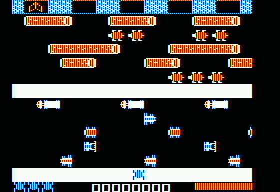 Ribbit (Apple II) screenshot: Starting out