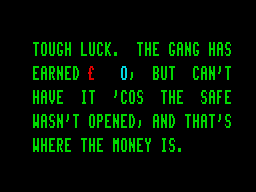 Everyone's A Wally (The Life of Wally) (ZX Spectrum) screenshot: Game Over