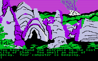 Amazon (Atari ST) screenshot: The lost city of Chak.