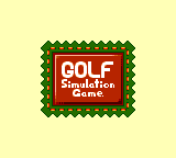 Scratch Golf (Game Gear) screenshot: This explains what we are in for...