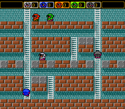 Battle Lode Runner (TurboGrafx-16) screenshot: Game in progress