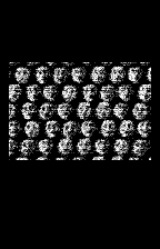 Ring ∞ (WonderSwan) screenshot: Faces, or are they masks?