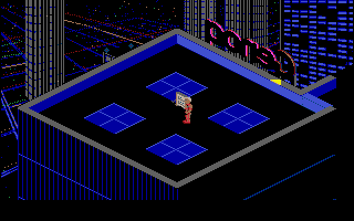 D/Generation (Atari ST) screenshot: The starting location
