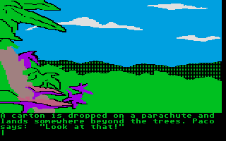 Amazon (Atari ST) screenshot: More of the jungle.